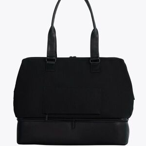 BEIS The Weekender Black Travel Bag